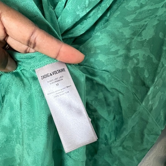 NEW Zadig & Voltaire Rozo Jac Leo Silk Dress - Picture 6 of 7